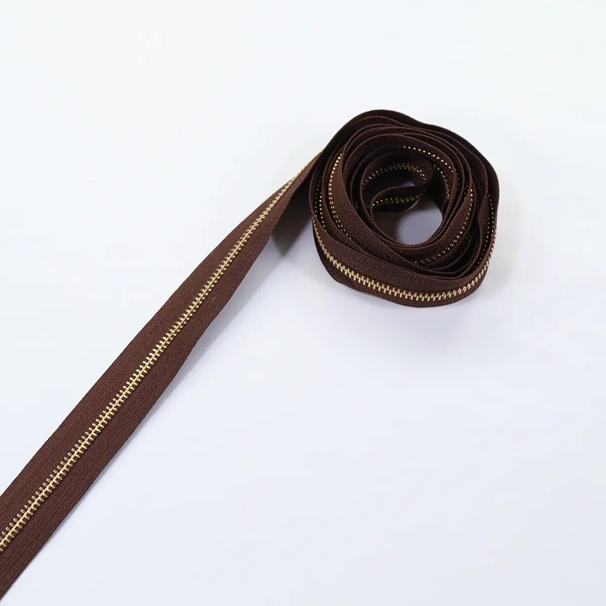 YKK No 5 Brass Zipper 3 Yard Roll