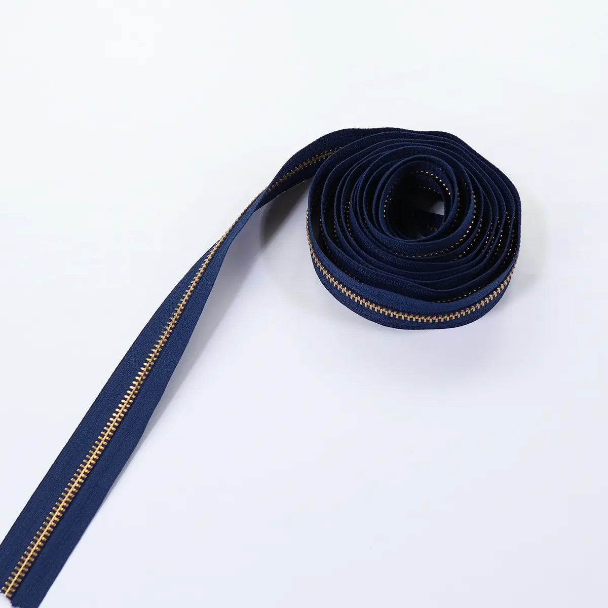 YKK No 5 Brass Zipper 3 Yard Roll