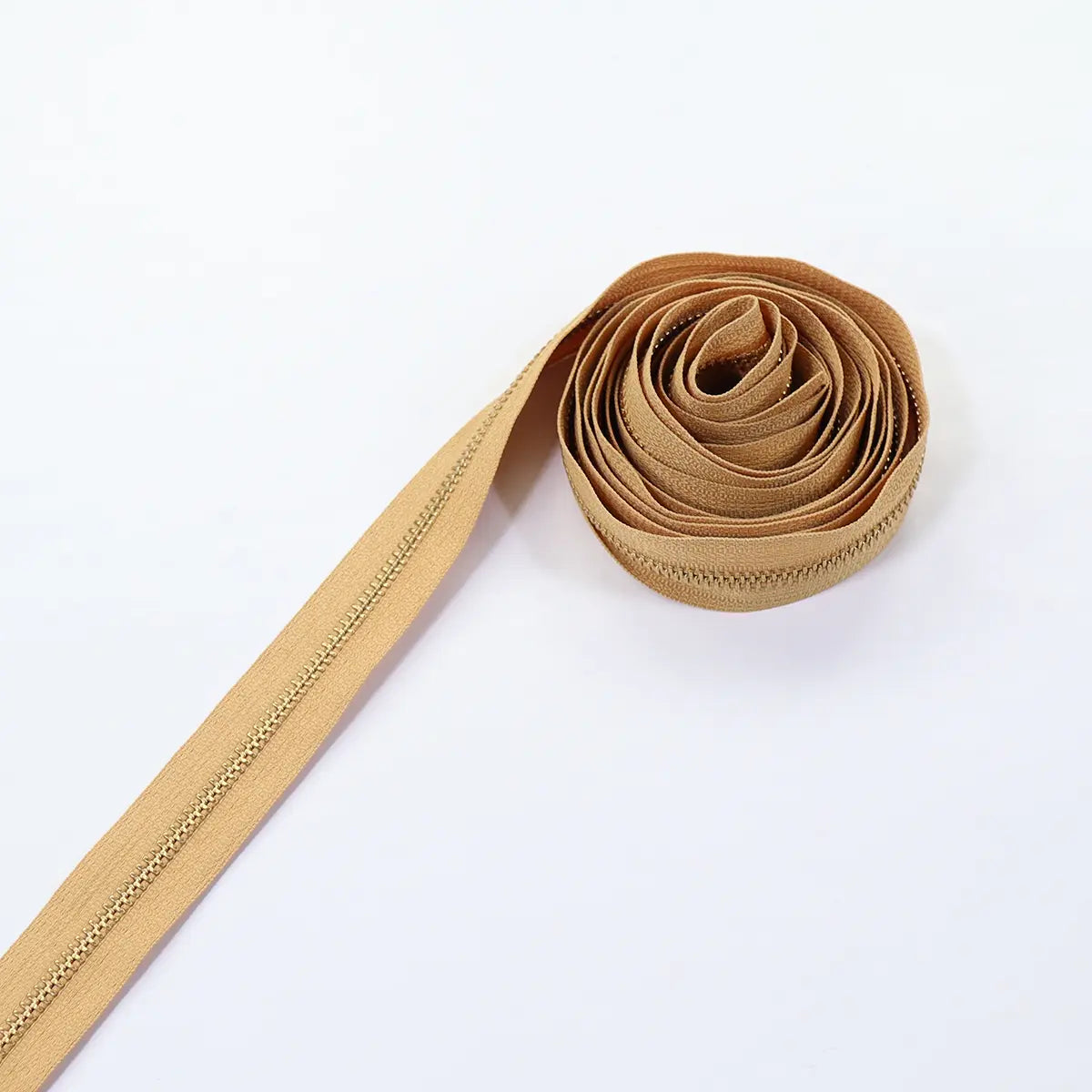YKK No 5 Brass Zipper 3 Yard Roll