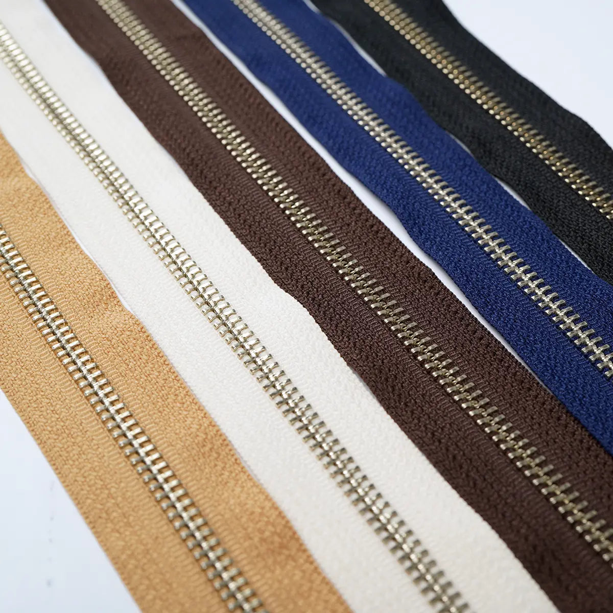 YKK No 5 Nickel Zipper 3 Yard Roll