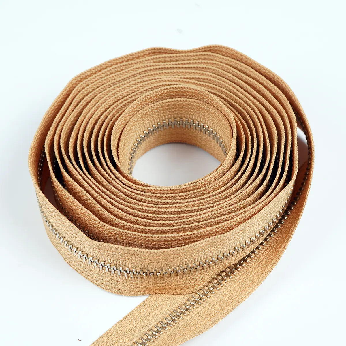 YKK No 5 Nickel Zipper 3 Yard Roll