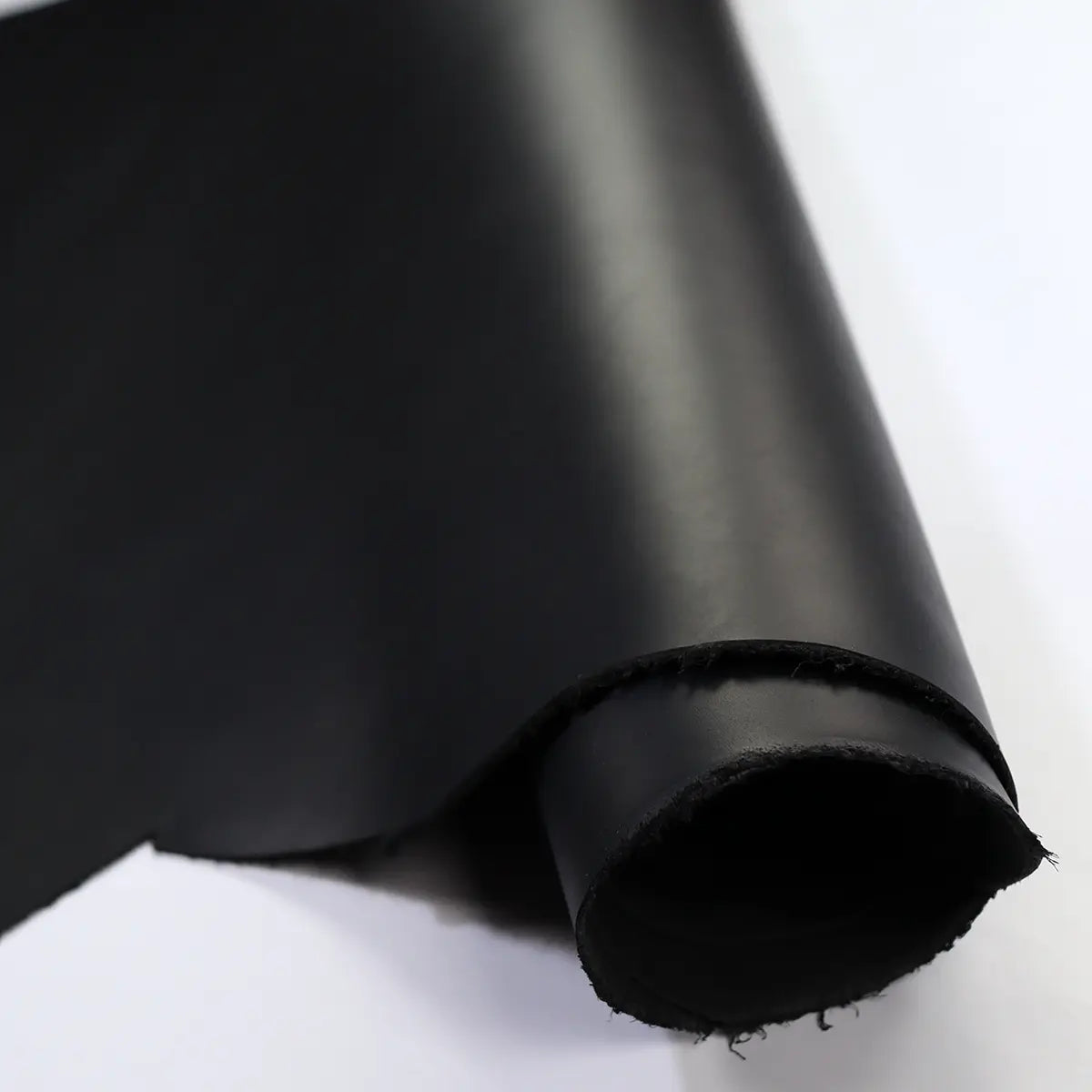 York Black Chrome Tanned Leather, 4-5 ounce.