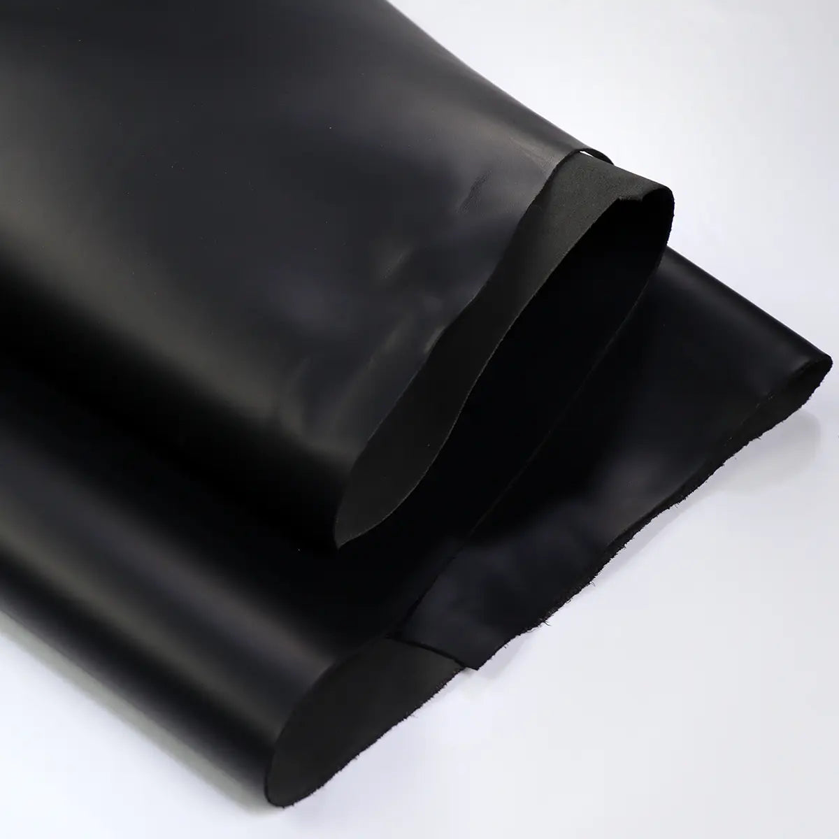 York Black Chrome Tanned Leather, 4-5 ounce.