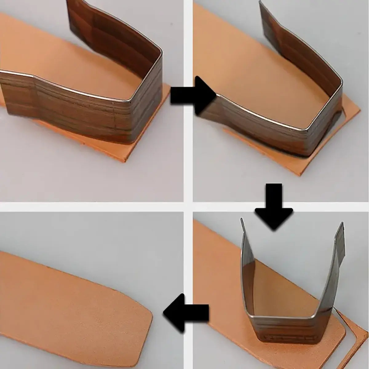 Leather Belt Strap End Cutter 10 Piece Sets.