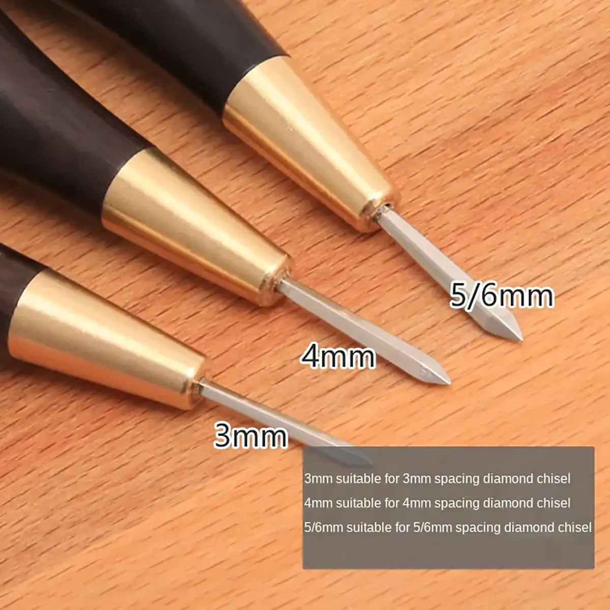 Gourd Shaped Diamond and Point Awls