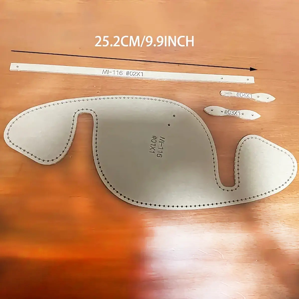 Zipper Key Case Acrylic Template.