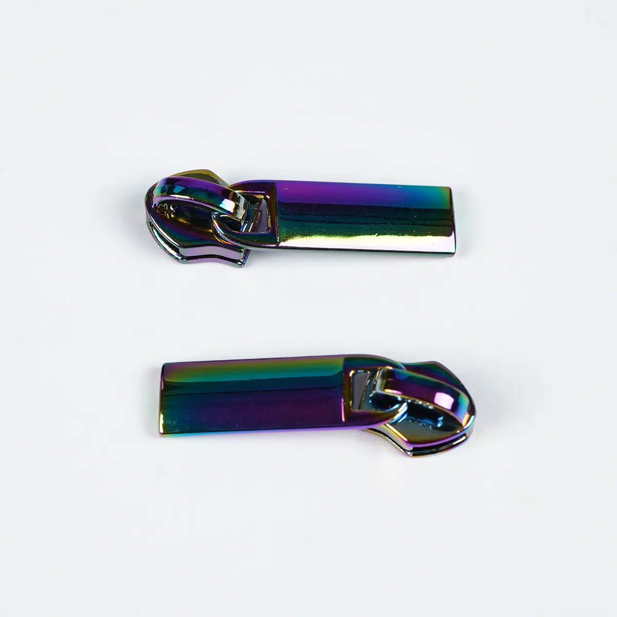 No 5 Rainbow Long Nylon Zipper Pulls, 2 Pack.