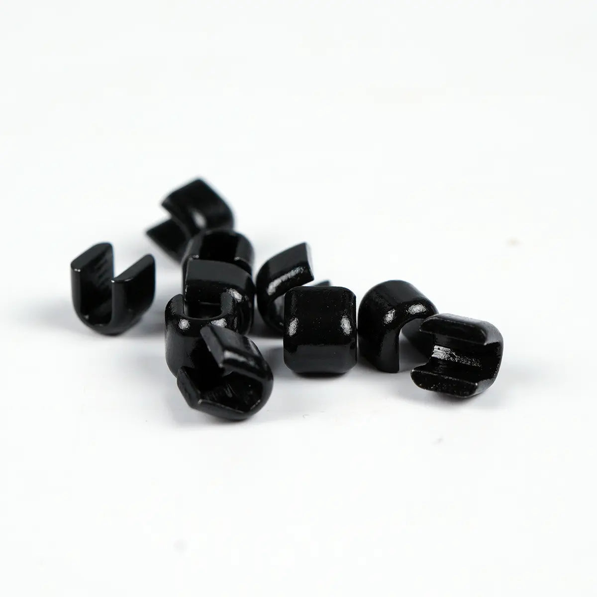 YKK No 5 Zipper Stops Tops 10 Pack Black