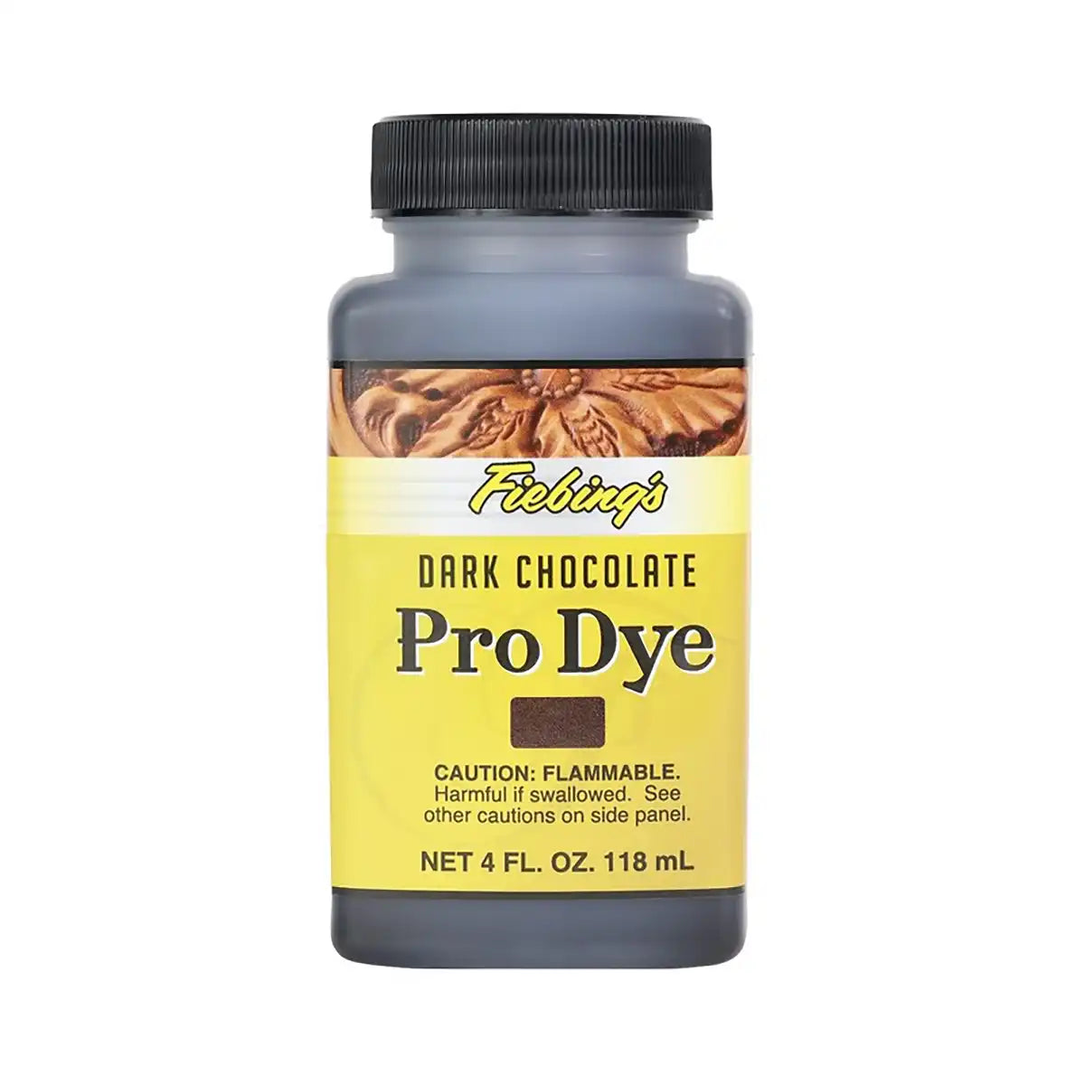 Fiebings Pro Dye 4 Ounce Bottle, Dark Chocolate.