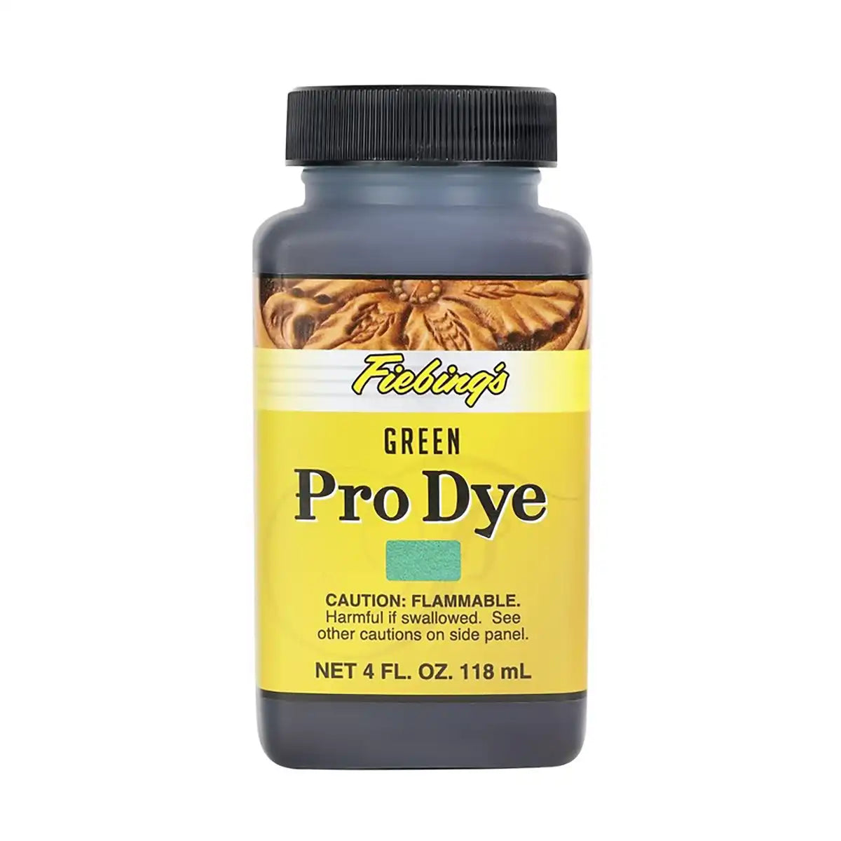 Fiebings Pro Dye 4 Ounce Bottle, Green.