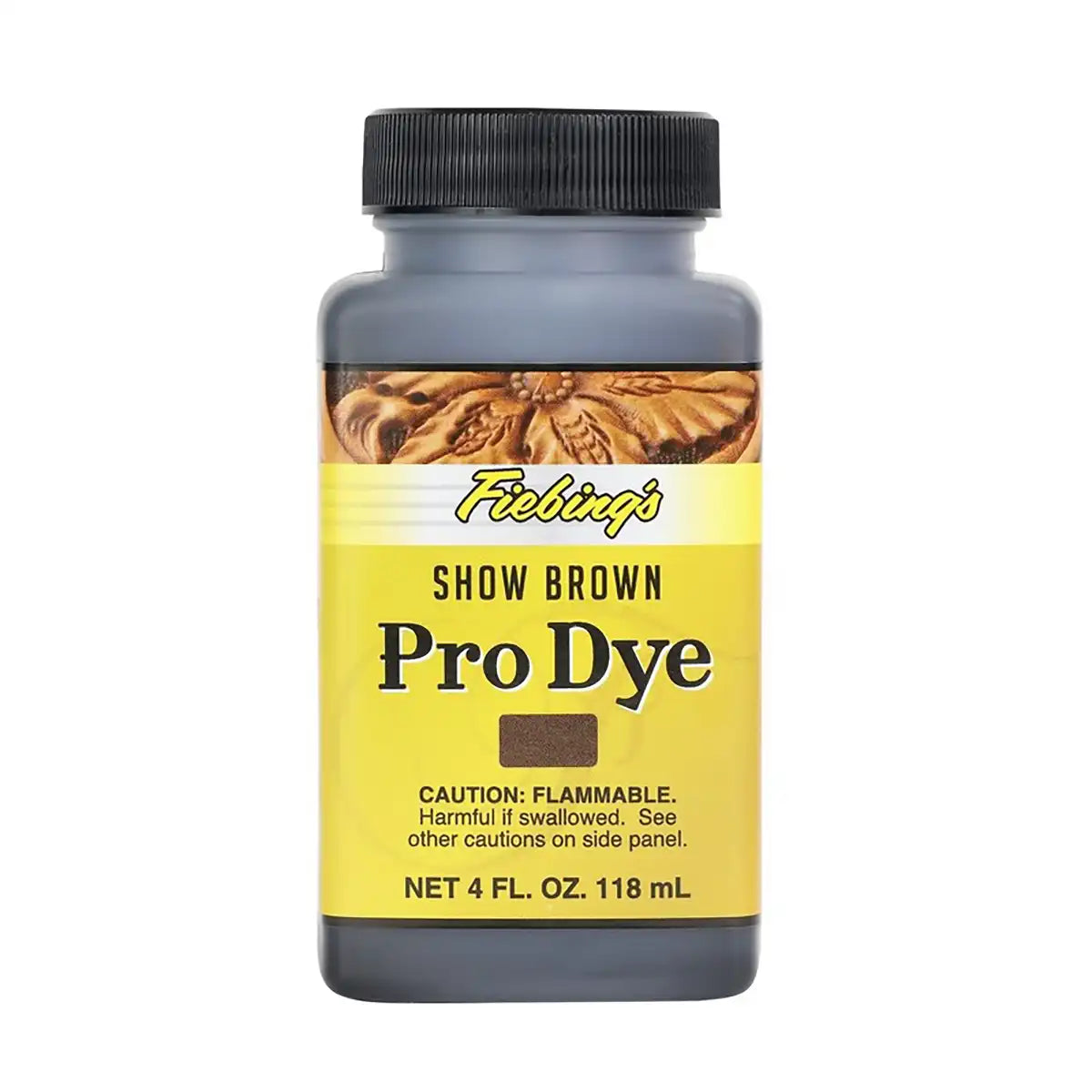 Fiebings Pro Dye 4 Ounce Bottle, Show Brown.