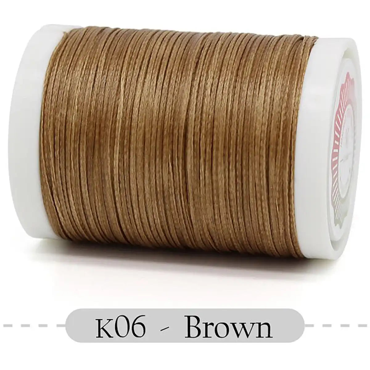 Flat Waxed Thread 0.8mm Polyester 80m