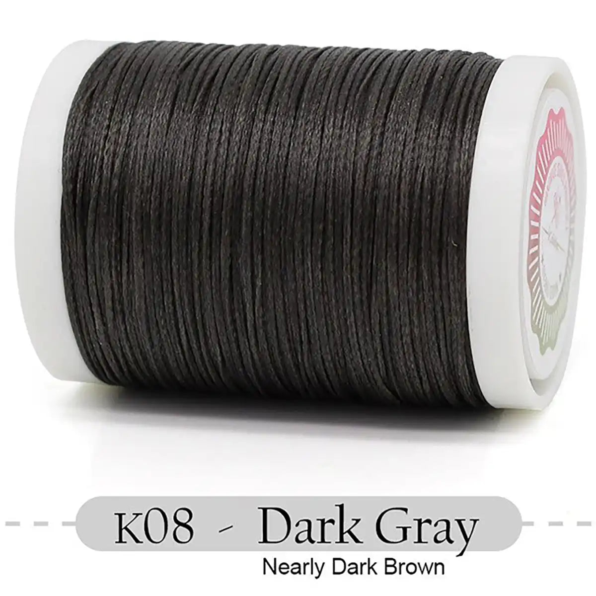 Flat Waxed Thread 0.8mm Polyester 80m