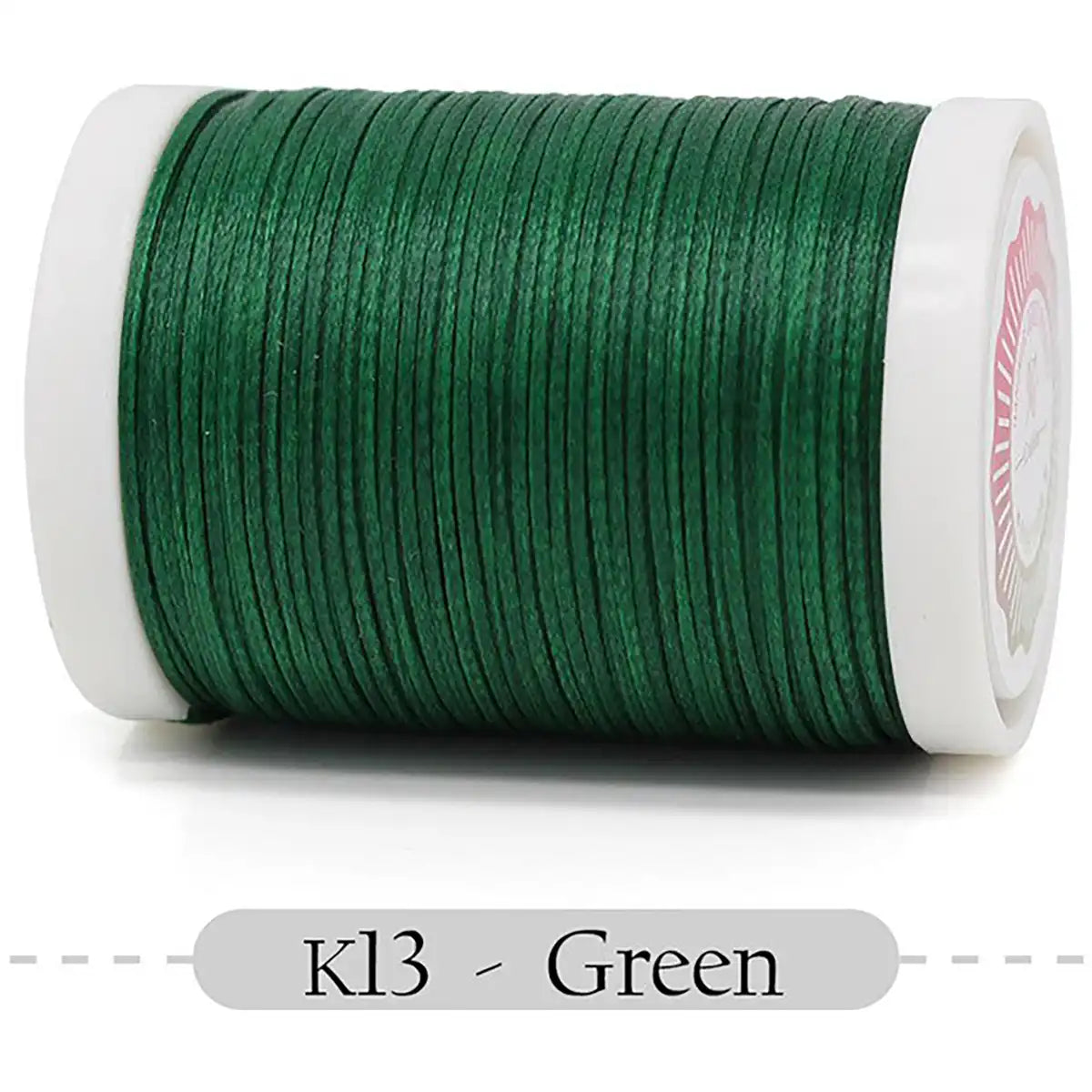 Flat Waxed Thread 0.8mm Polyester 80m