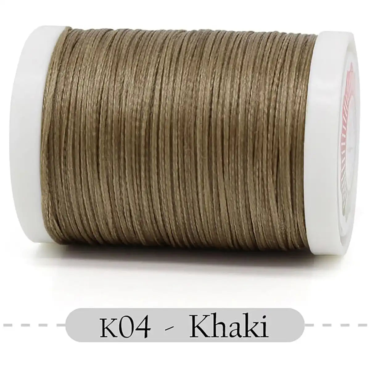 Flat Waxed Thread 0.8mm Polyester 80m