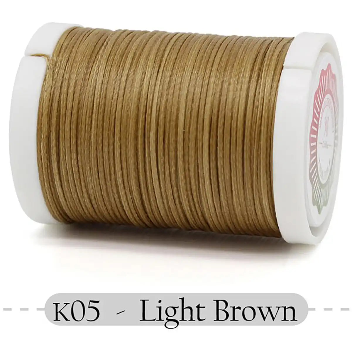 Flat Waxed Thread 0.8mm Polyester 80m