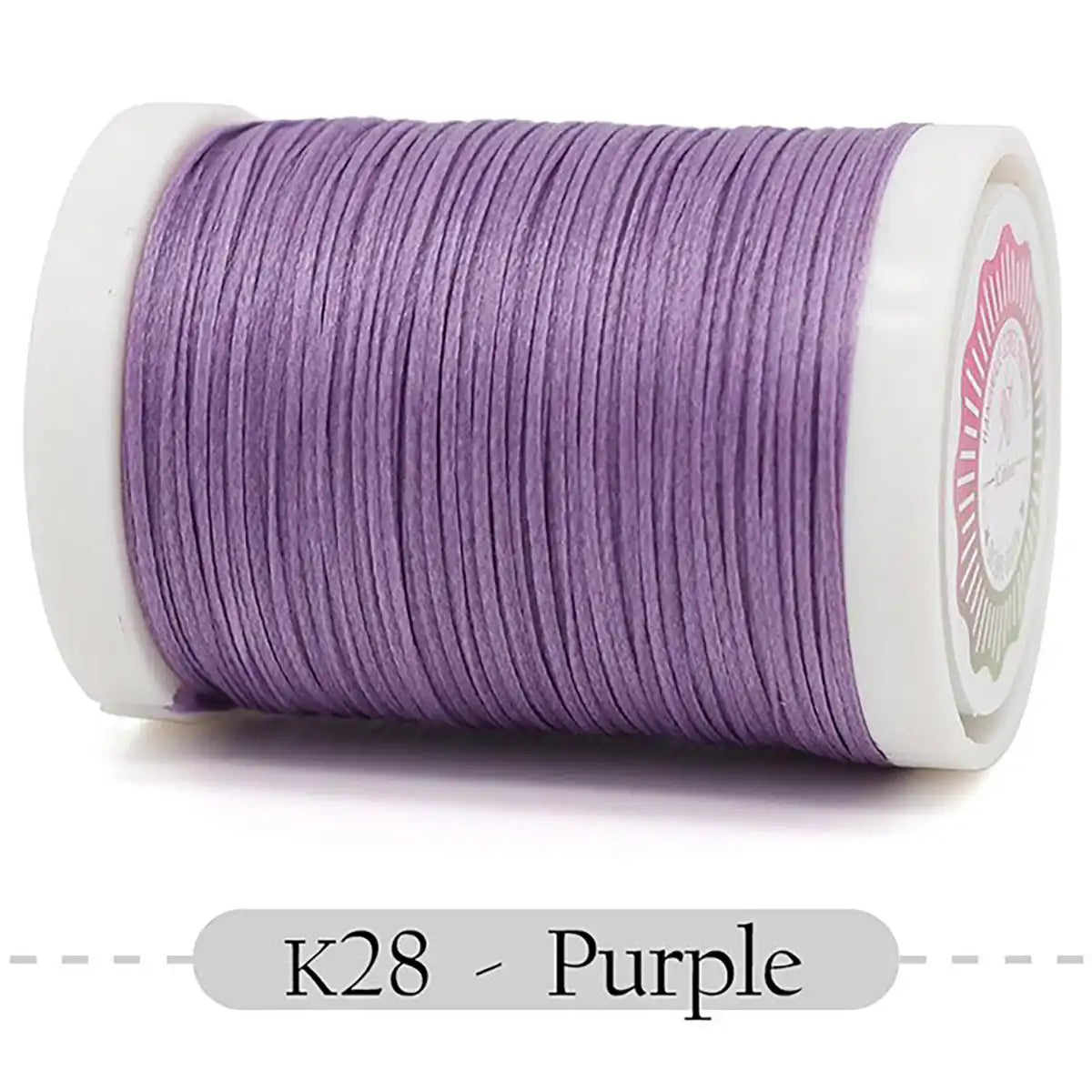 Flat Waxed Thread 0.8mm Polyester 80m
