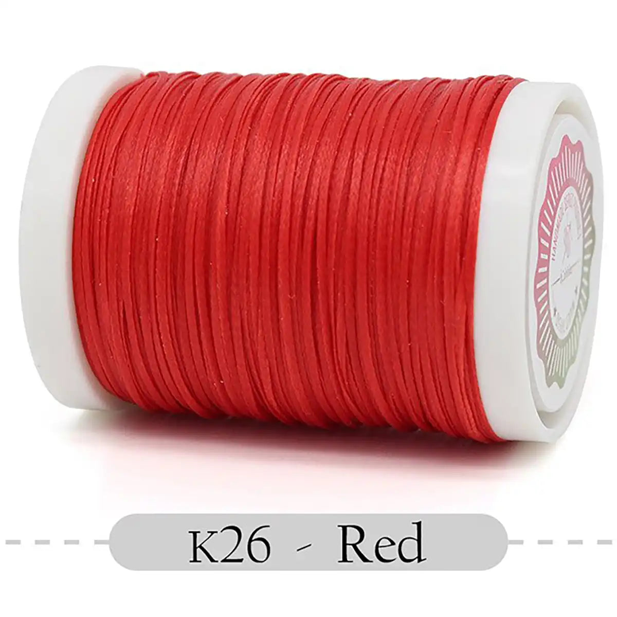 Flat Waxed Thread 0.8mm Polyester 80m
