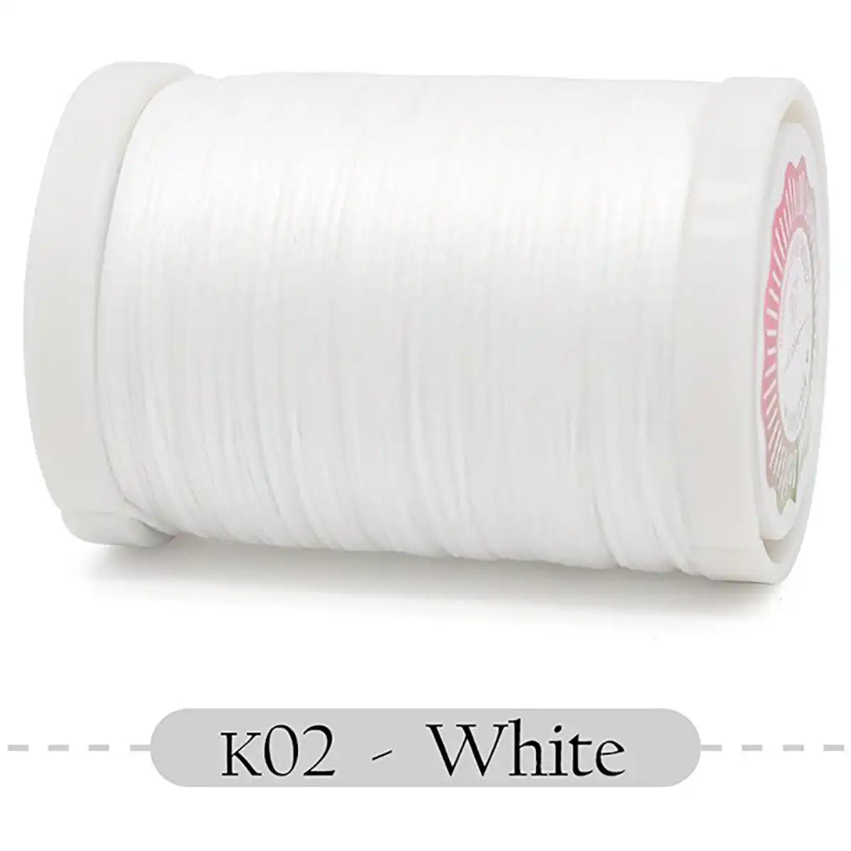 Flat Waxed Thread 0.8mm Polyester 80m