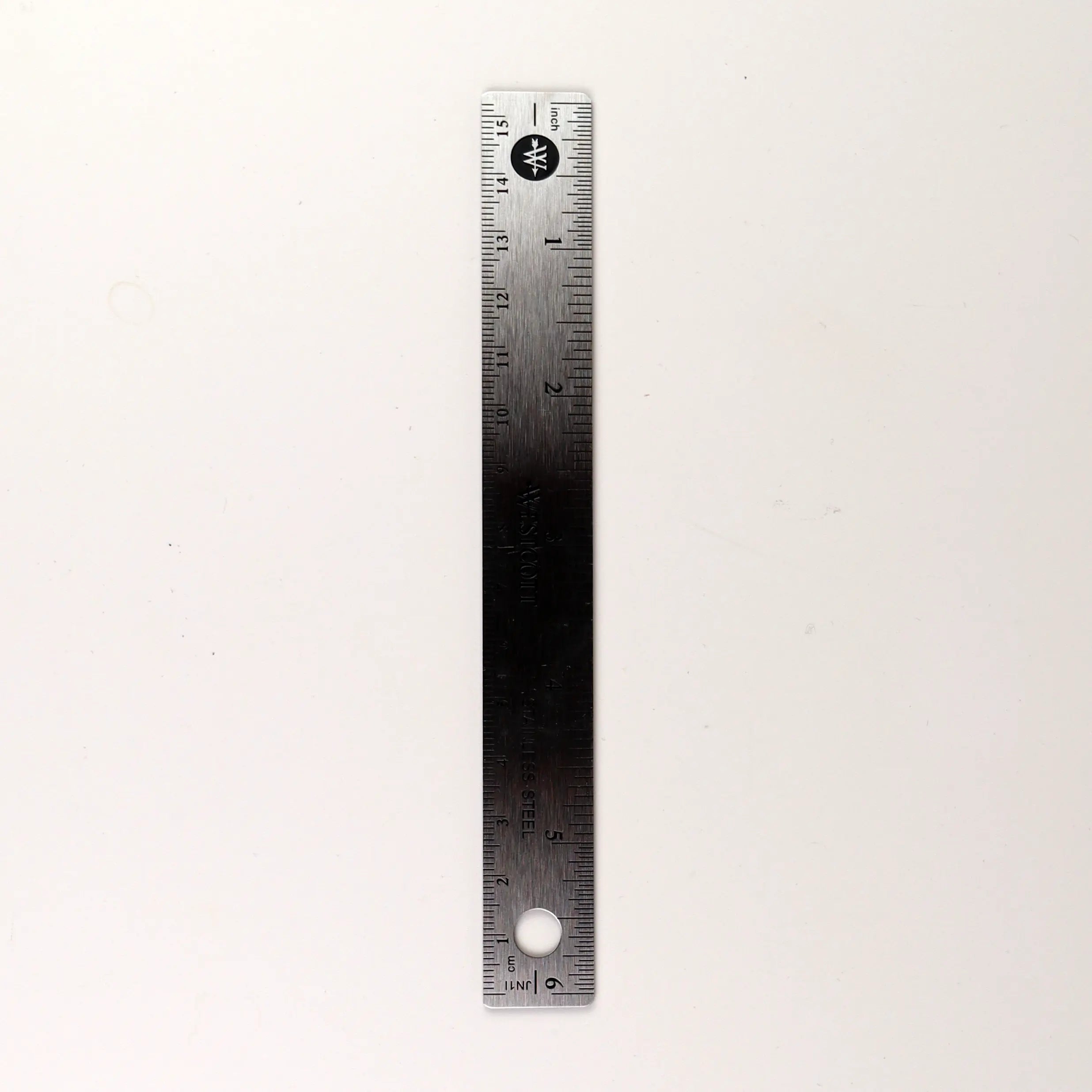 6 Inch Stainless Steel Ruler with Cork Backing – Leatherado Leather Supply