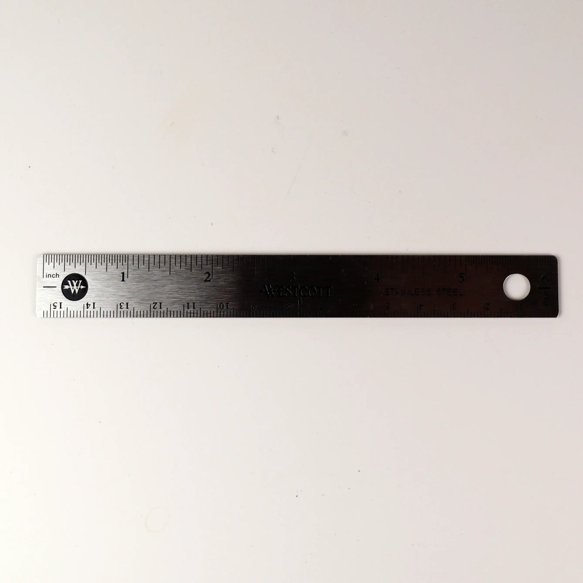 6 Inch Stainless Steel Ruler with Cork Backing – Leatherado Leather Supply