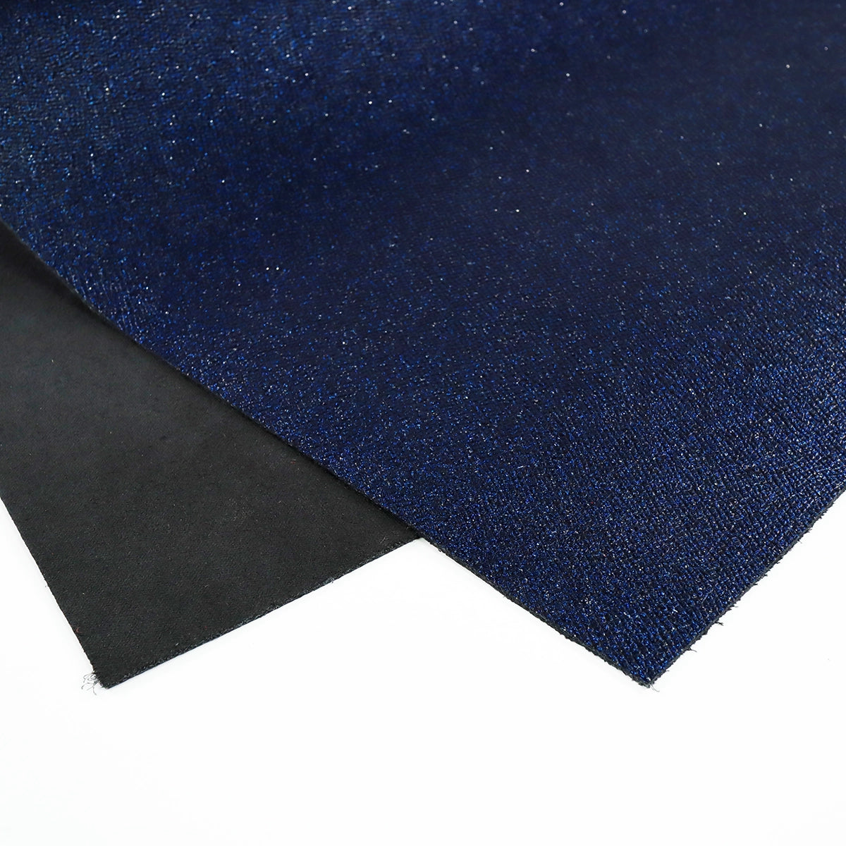 Blue Saffiano Style Upholstery Leather Pieces