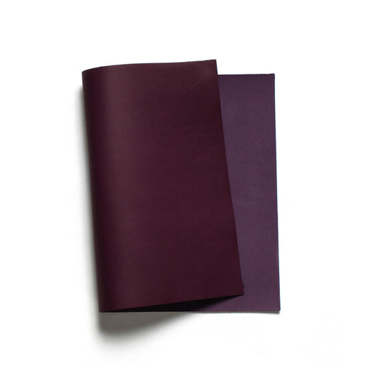 Korba Buffalo Calf Purple 3-4oz Leather Panel