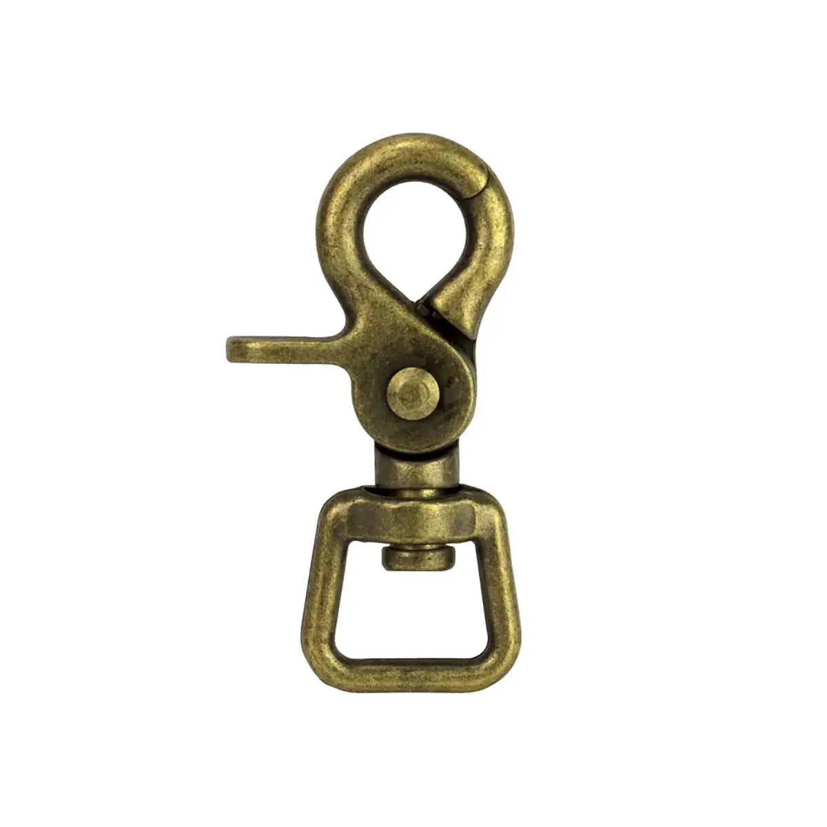 5/8 Inch Antique Brass Trigger Snaps.