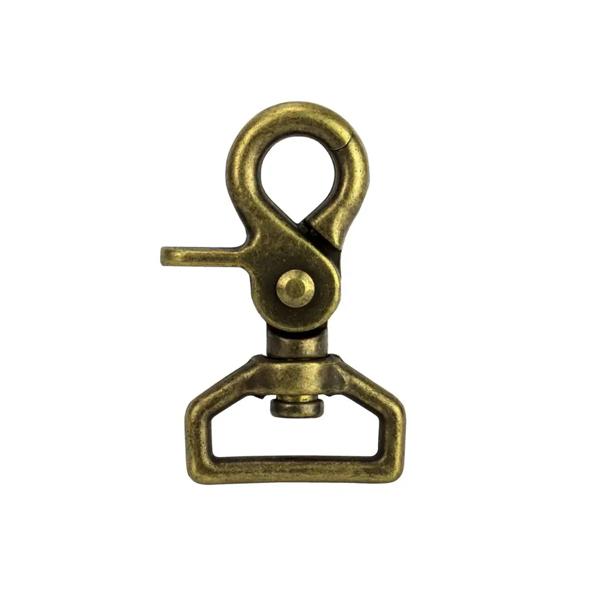1 Inch Antique Brass Trigger Snaps.