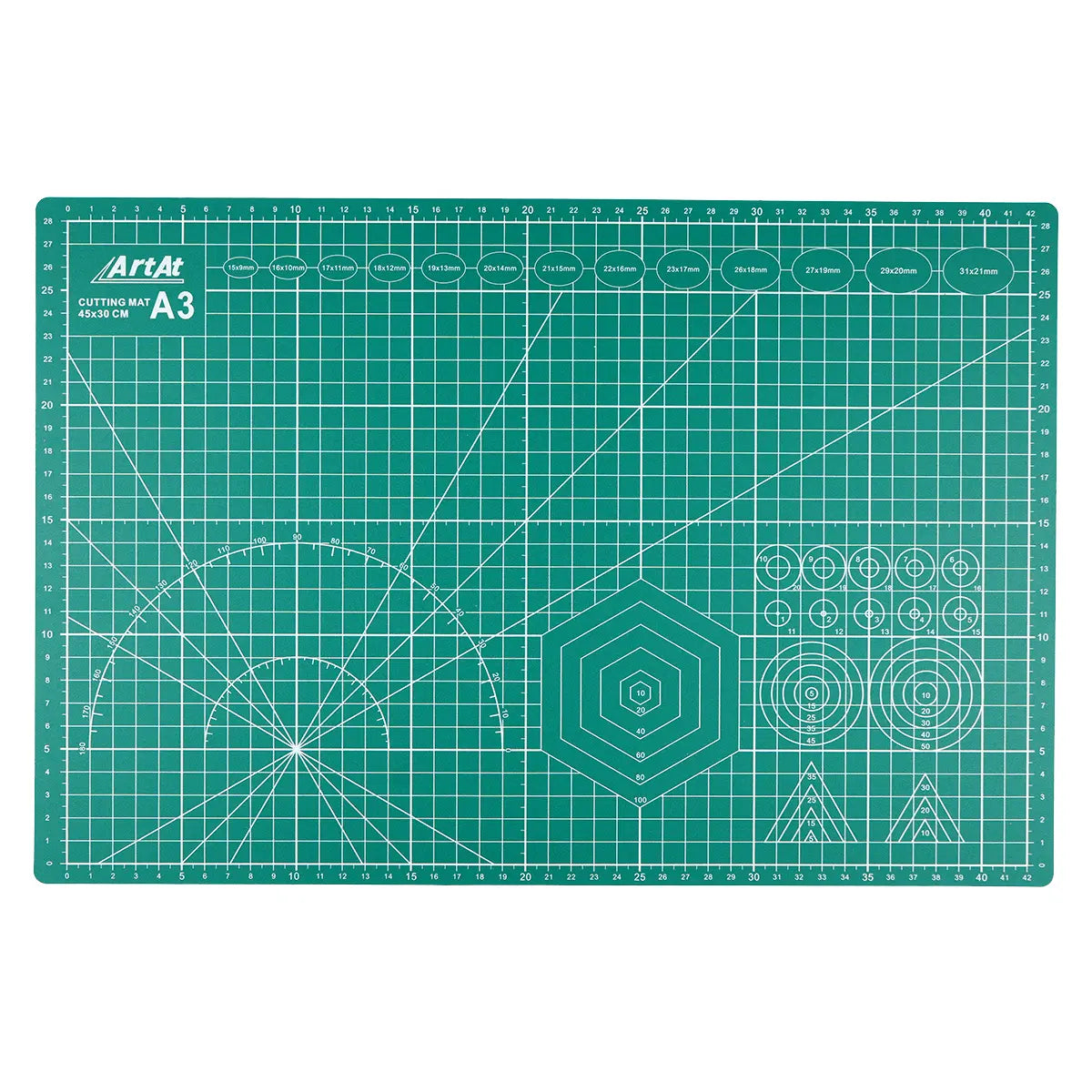 ArtAt Green Cutting Mat A3.