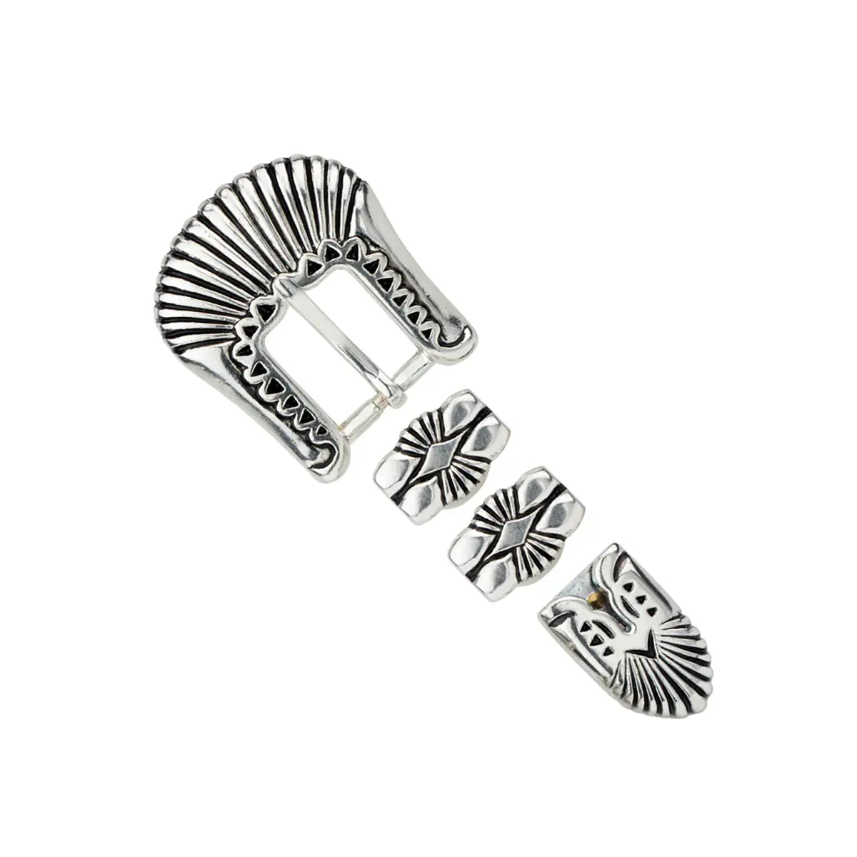 Art Deco 4 Piece Buckle Set 3/4 Inch.