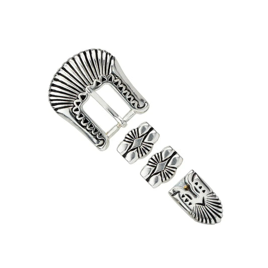 Art Deco 4 Piece Buckle Set 3/4 Inch.