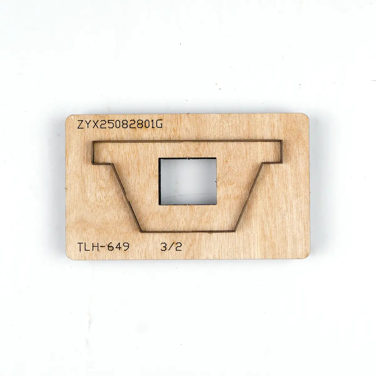Basic Horizontal Card Wallet Cutting Die.