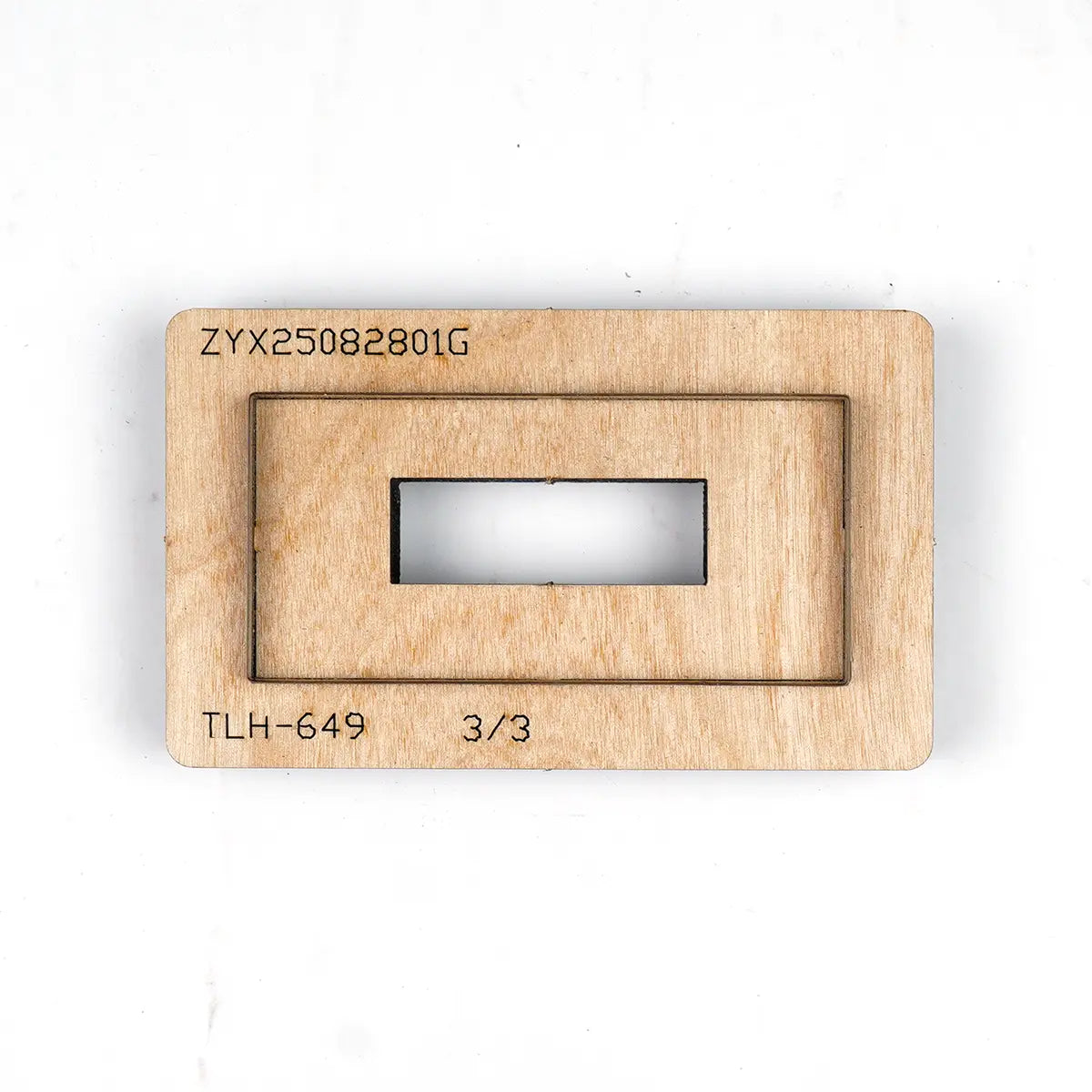Basic Horizontal Card Wallet Cutting Die.