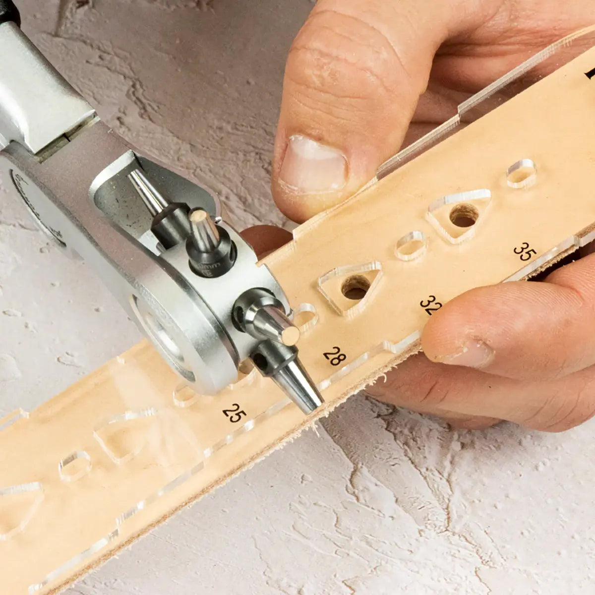 Ivan Belt Hole Position Template.