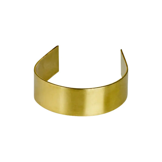 Solid Brass Bendable Bracelet Strips - 2 Pack.