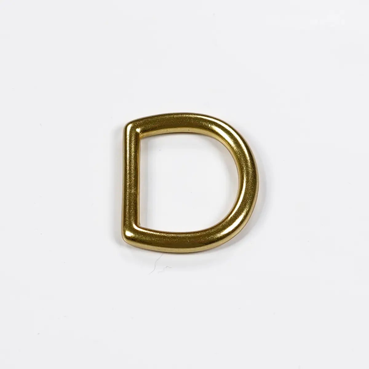 1" Solid Brass Modern D-Ring
