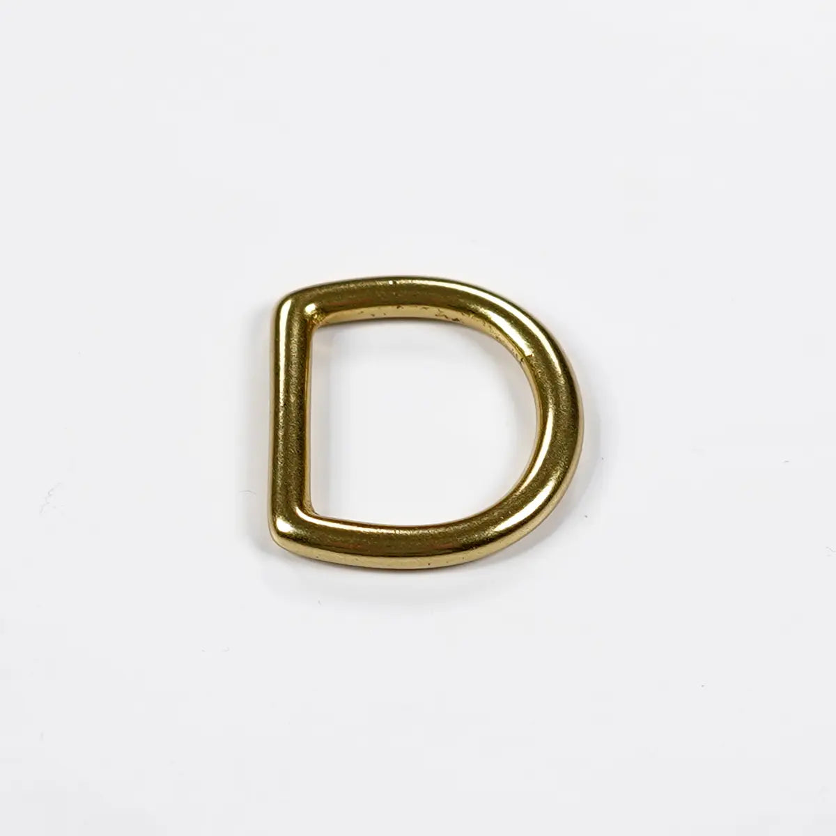 3/4" Solid Brass Modern D-Ring