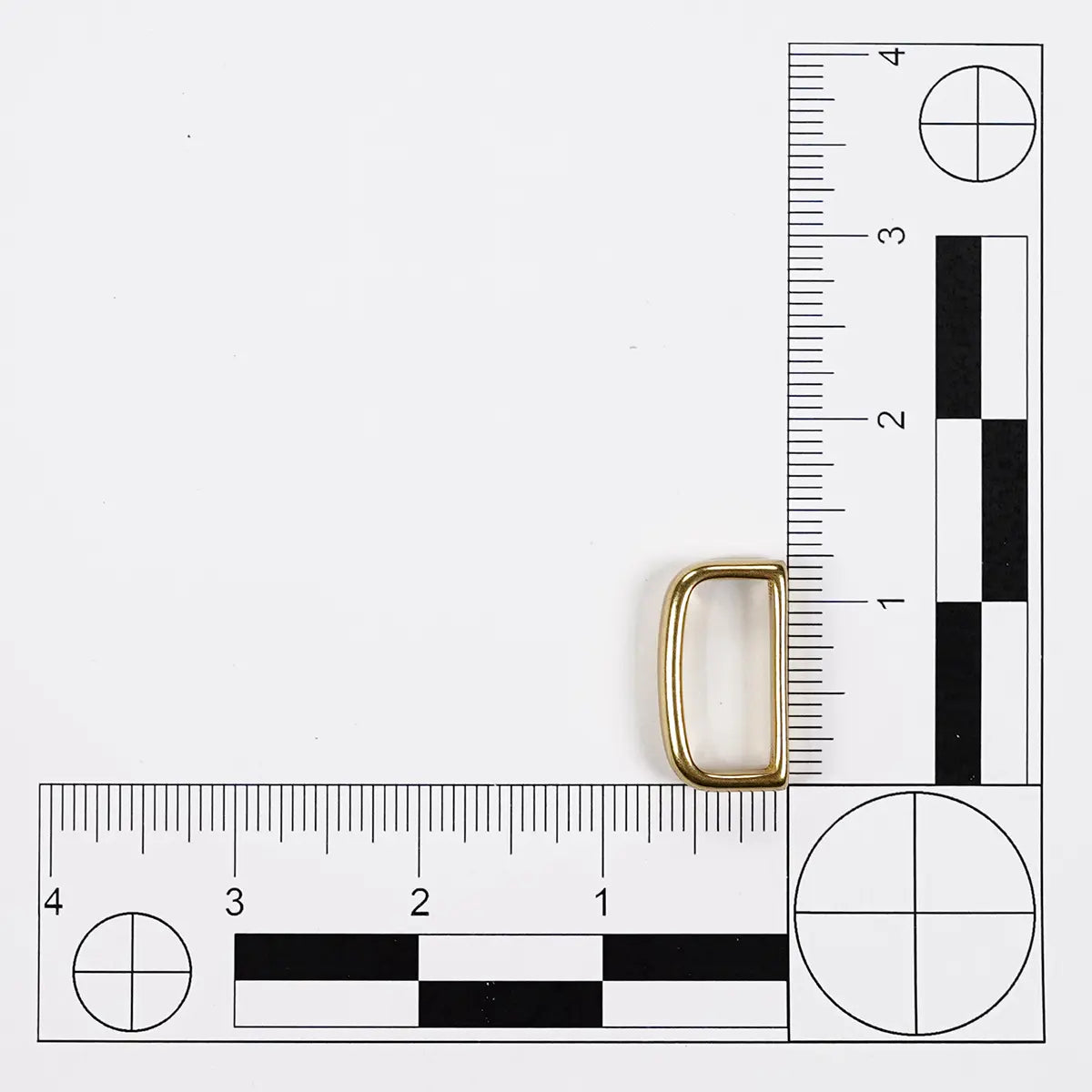 1" Solid Brass Belt Loop