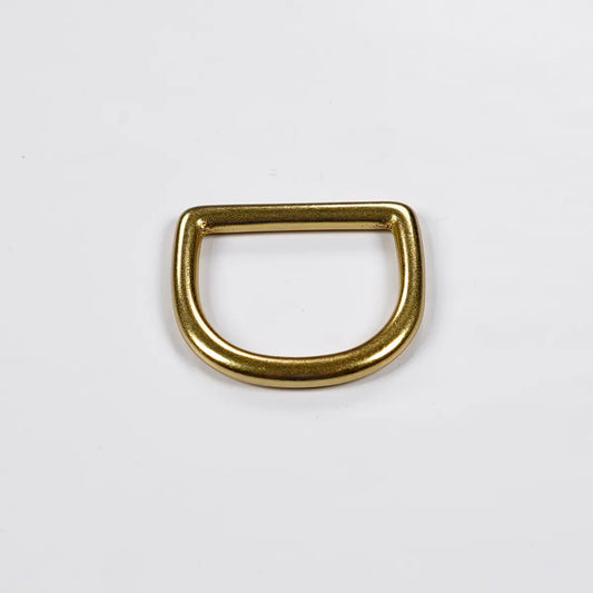 1" Solid Brass D-Ring
