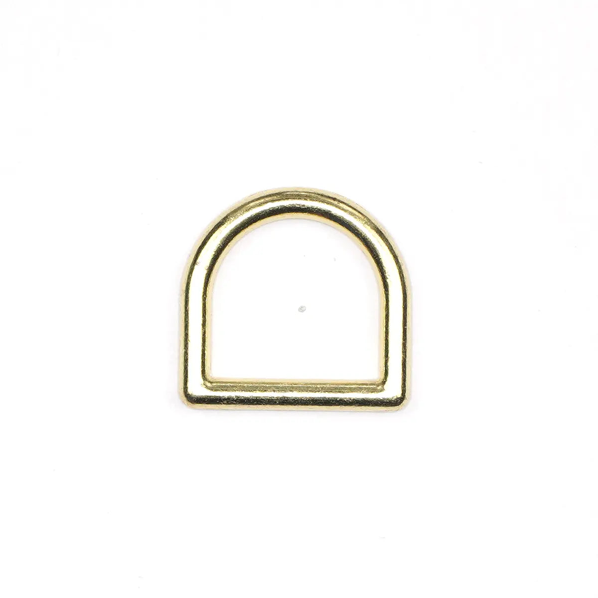 Brass Zinc Alloy D-Ring, 3/4 Inch.