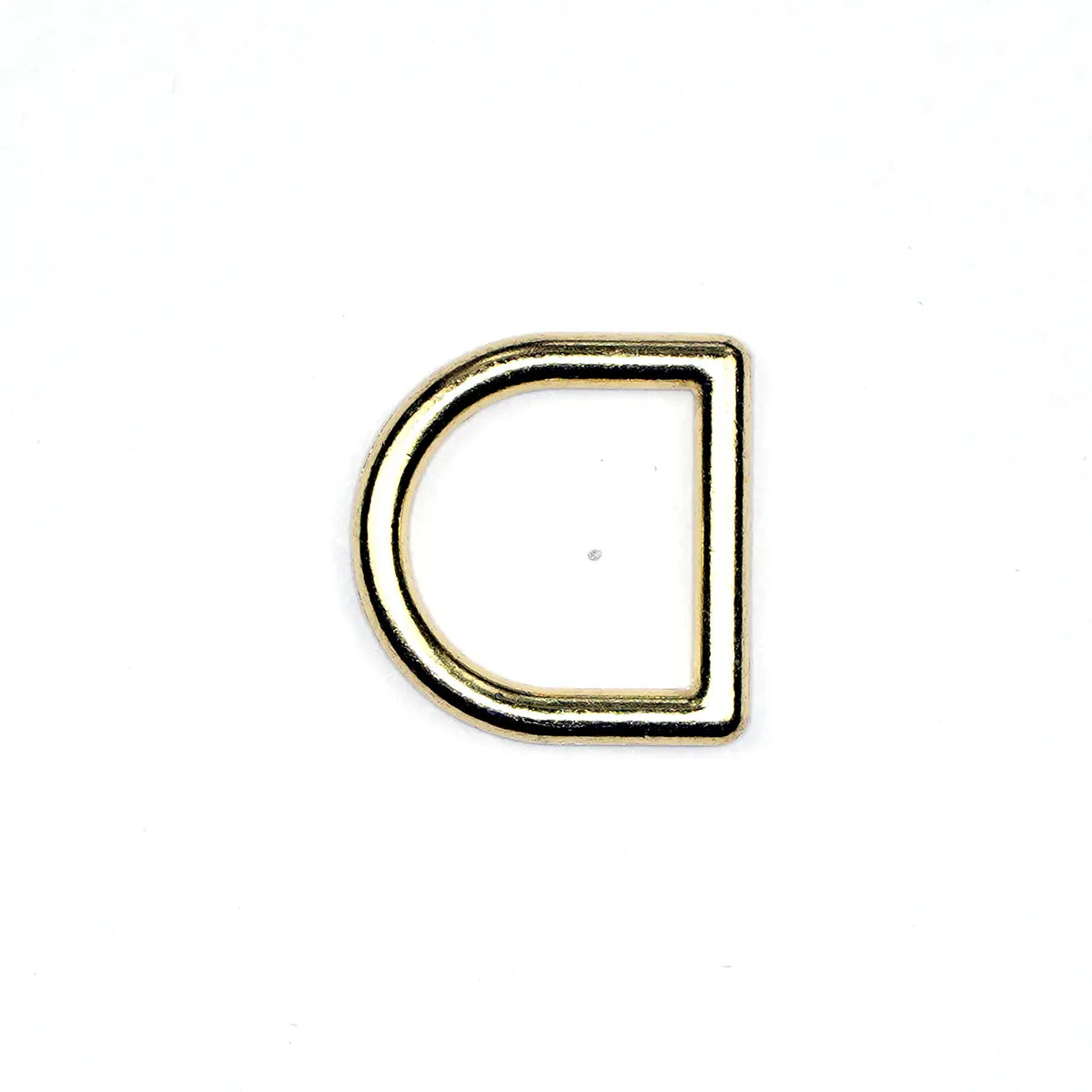 Brass Zinc Alloy D-Ring, 3/4 Inch.