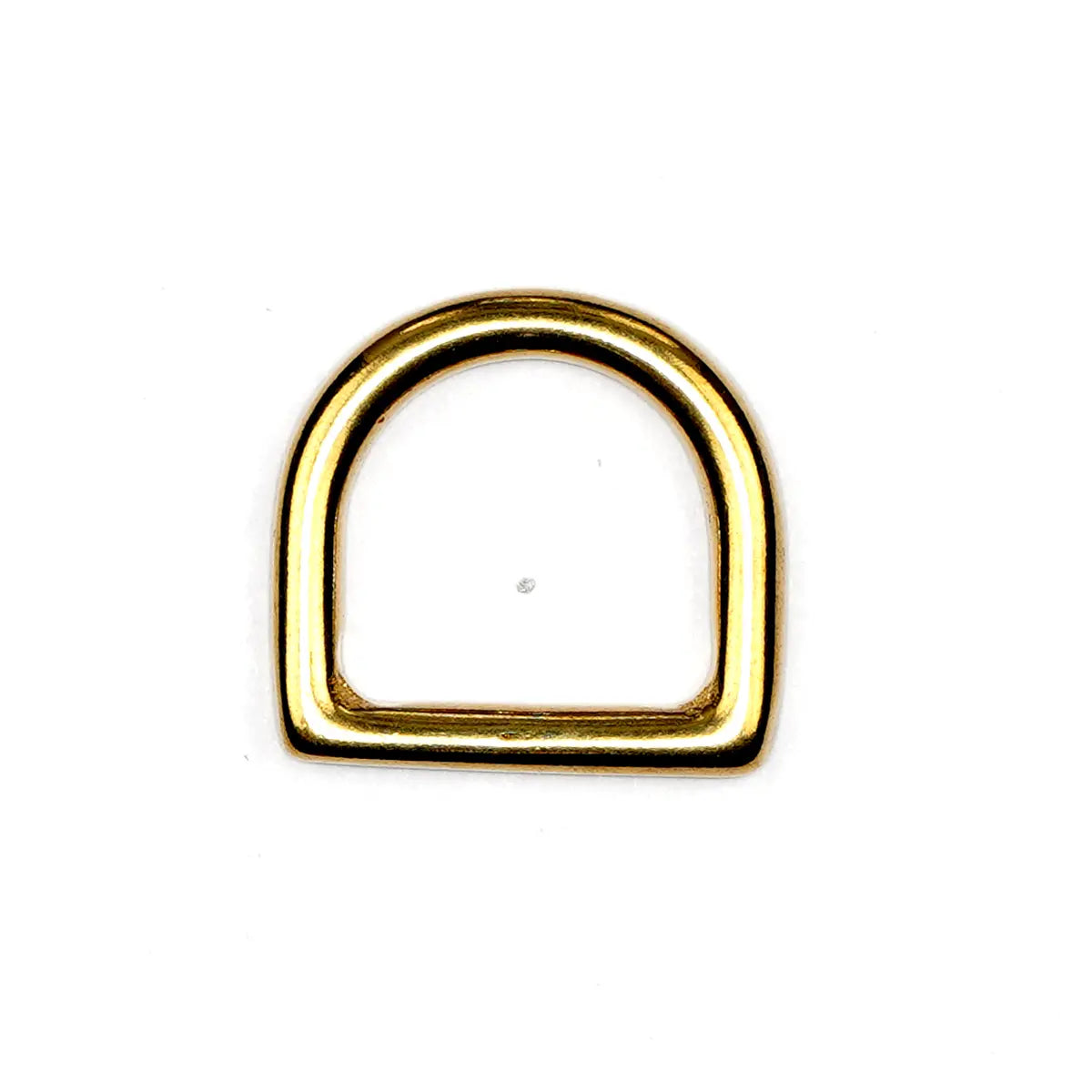 Solid Brass Cast D-Ring, 5/8 Inch.