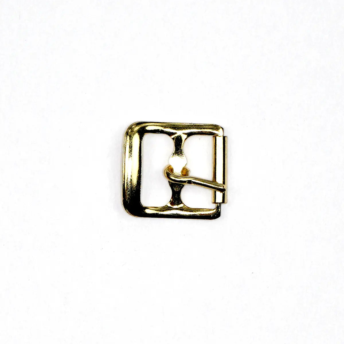 Brass Sandal Center Roller Buckle, 1/2 Inch.