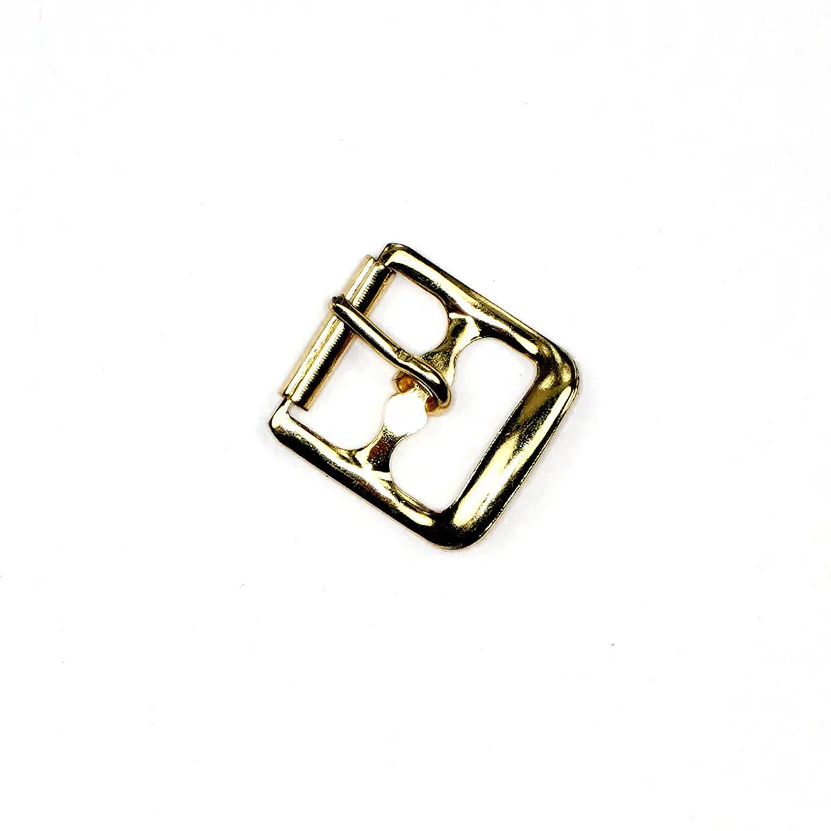 Brass Sandal Center Roller Buckle, 1/2 Inch.