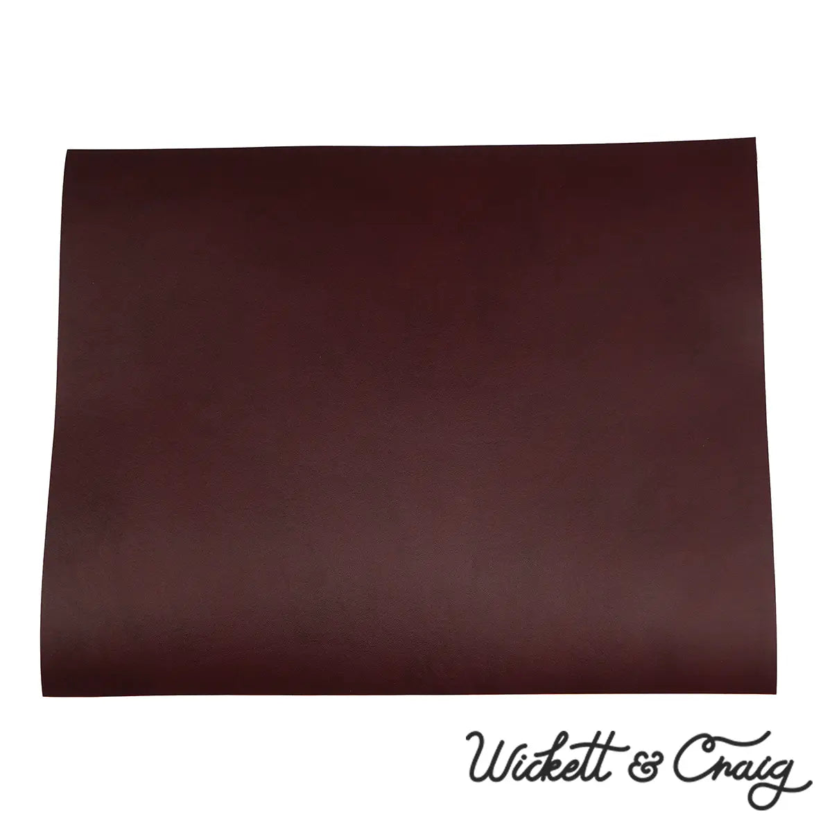 Burgundy Wickett & Craig Bridle Leather 3-4oz Panels.
