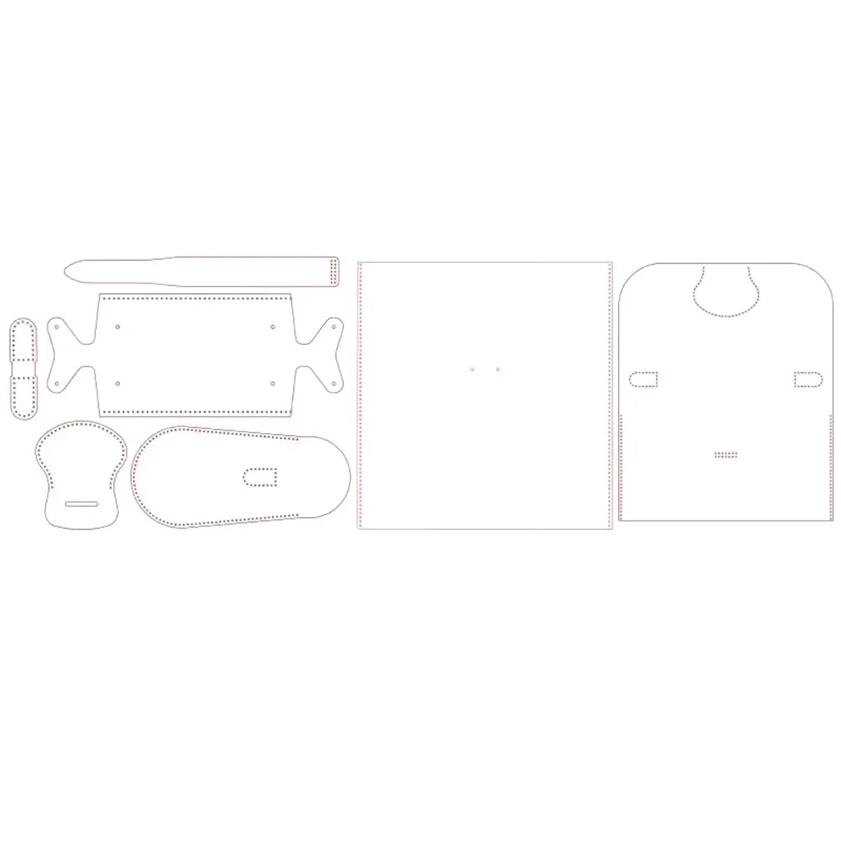 Cambridge Style Handbag Acrylic Template.