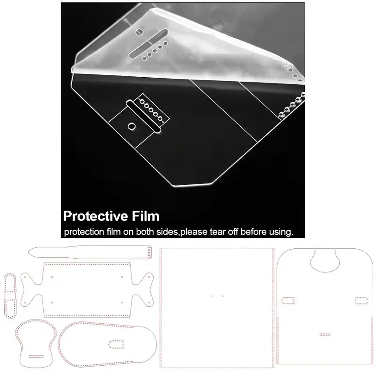 Cambridge Style Handbag Acrylic Template.