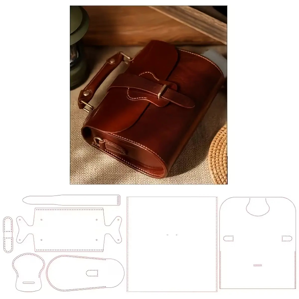 Cambridge Style Handbag Acrylic Template.