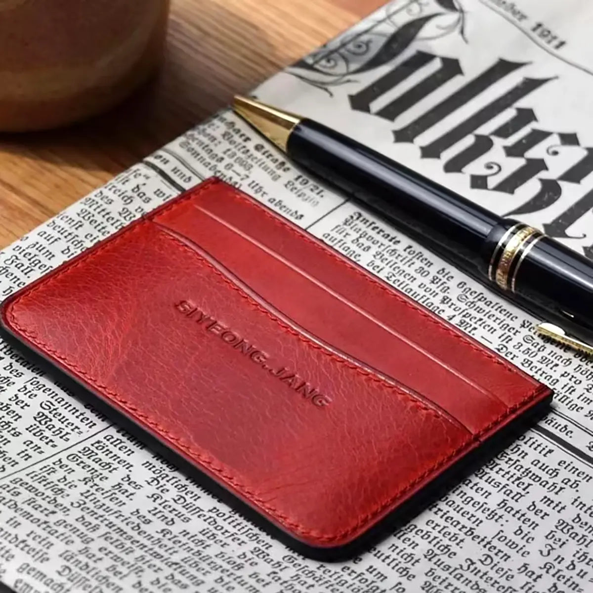 Double Side Card Wallet Leather Cutting Dies.
